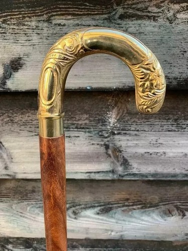 Vintage head handle wooden - handle,