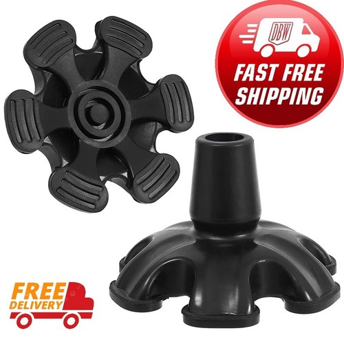 Cane tip with support - support, rubber